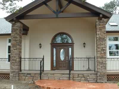 main entrance to home